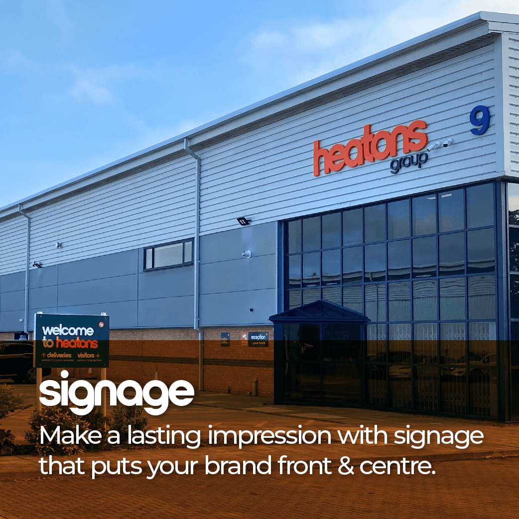 Make a lasting impression with signage that puts your brand front and centre.